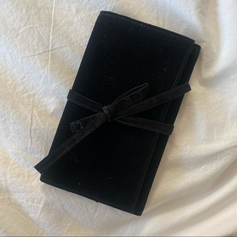 Hugo Boss Black Soft Suede Travel Jewellery Case​​​​​